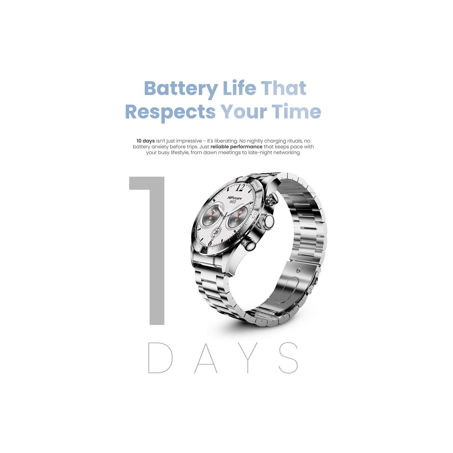 HiFuture Luxury Classy SmartWatch - GO PRO2 - Silver — Buy in Cyprus with Fast Delivery