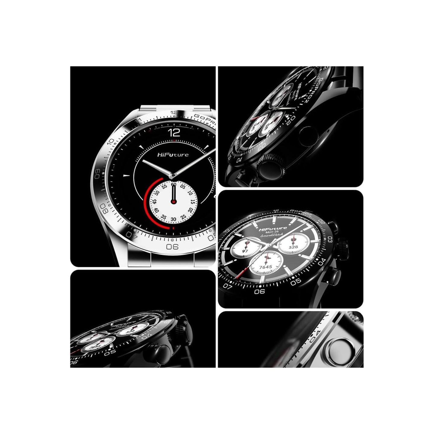 HiFuture Luxury Classy SmartWatch - GO PRO2 - Silver — Buy in Cyprus with Fast Delivery