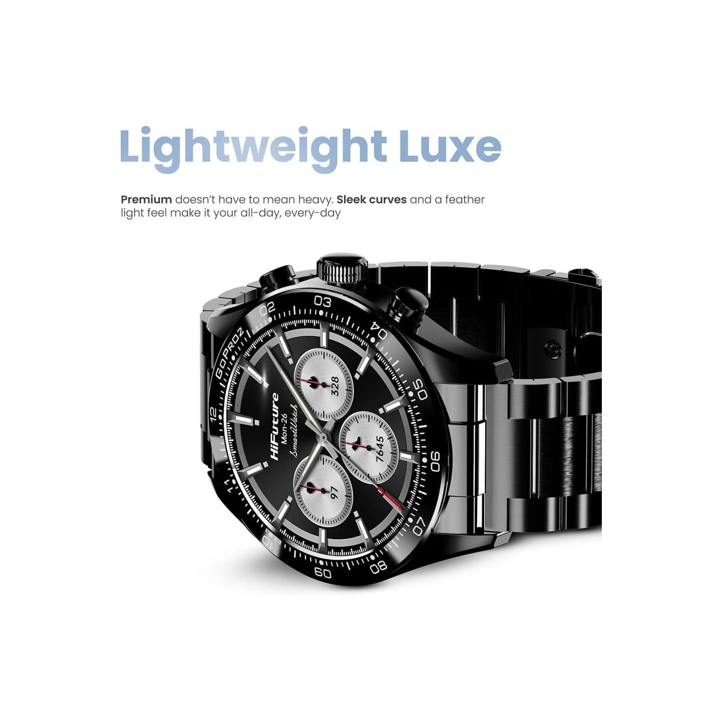 HiFuture Luxury Classy SmartWatch - GO PRO2 - Silver — Buy in Cyprus with Fast Delivery