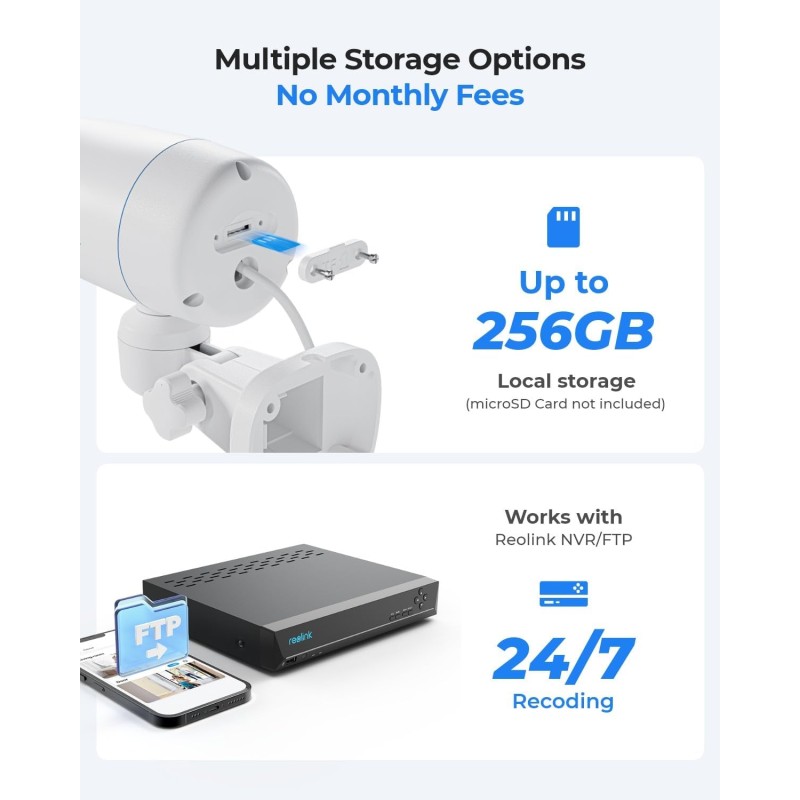 Buy Reolink IP Bullet Camera - RLC-81PA - (P330P) 8MP 180° Pan Auto Tracking Co... in Cyprus, Nicosia, Limassol, Larnaka, Pafos