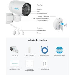 Buy Reolink IP Bullet Camera - RLC-81PA - (P330P) 8MP 180° Pan Auto Tracking Co... in Cyprus, Nicosia, Limassol, Larnaka, Pafos