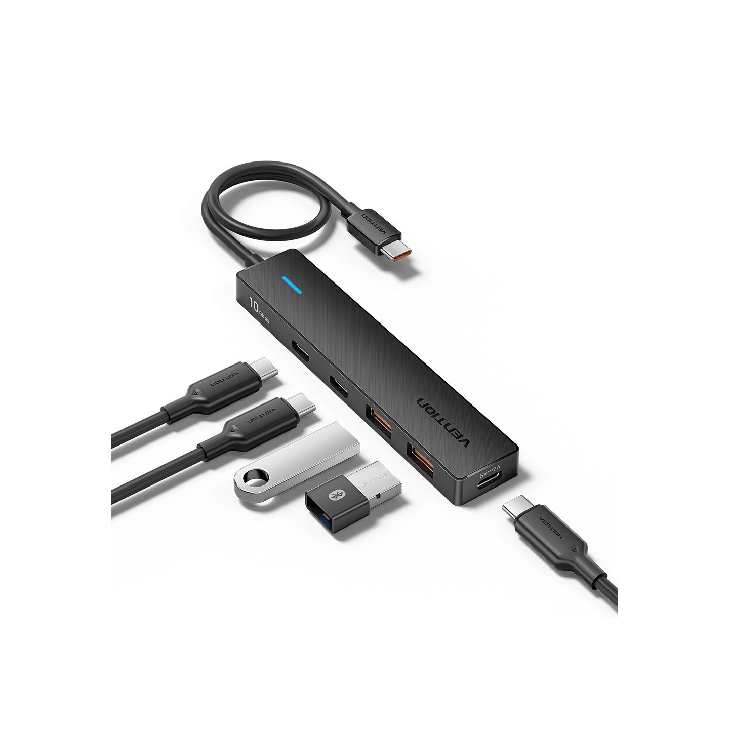 Vention IT HUB USB-C 2xA 2xC 3.2 Gen2 - CHYBB - USB-C 2xA 2xC 3.2 Gen2 + USBC Power Port — Buy in Cyprus with Fast Delivery