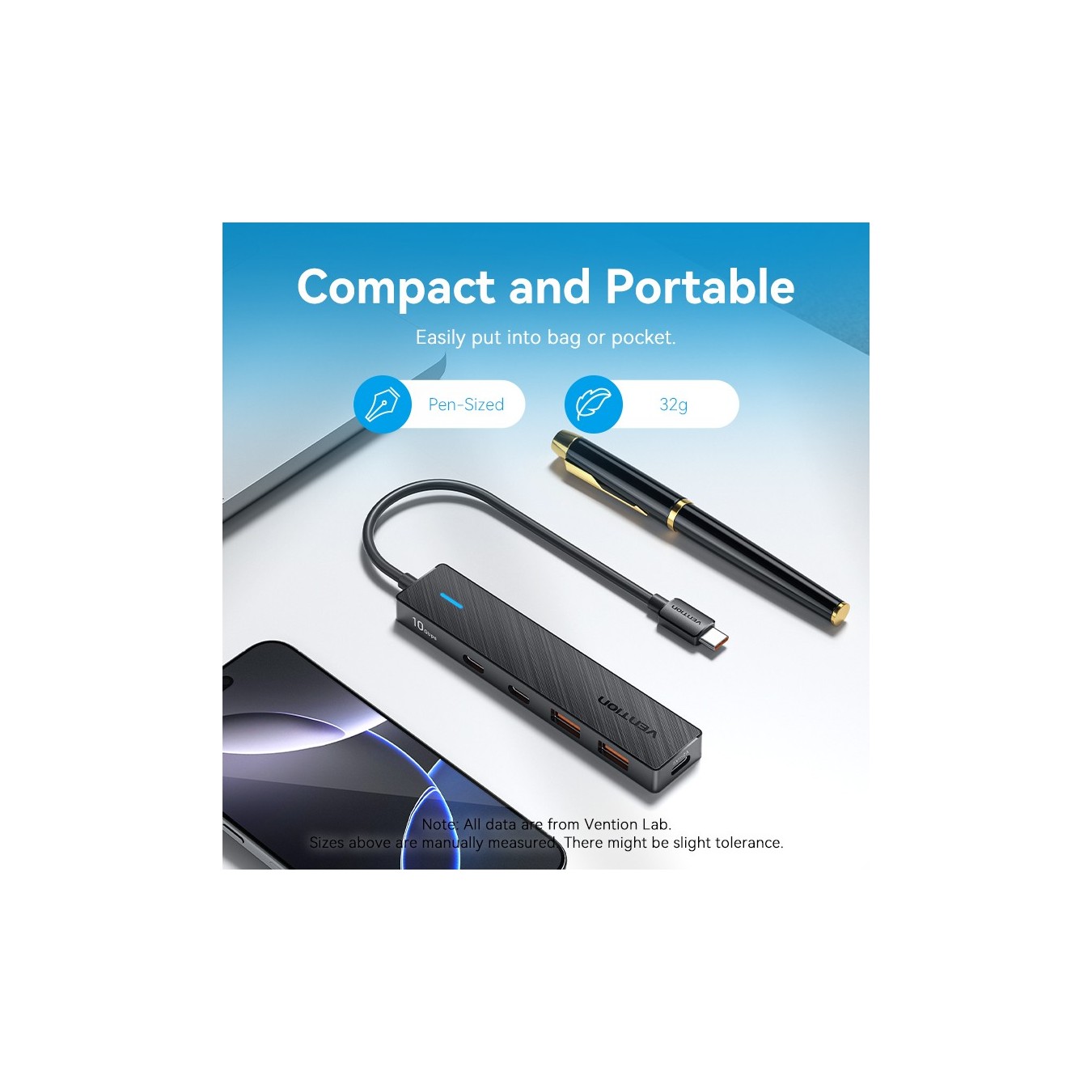 Vention CHYBB USB-C Hub – 2xA 2xC 10Gbps | Armenius Store