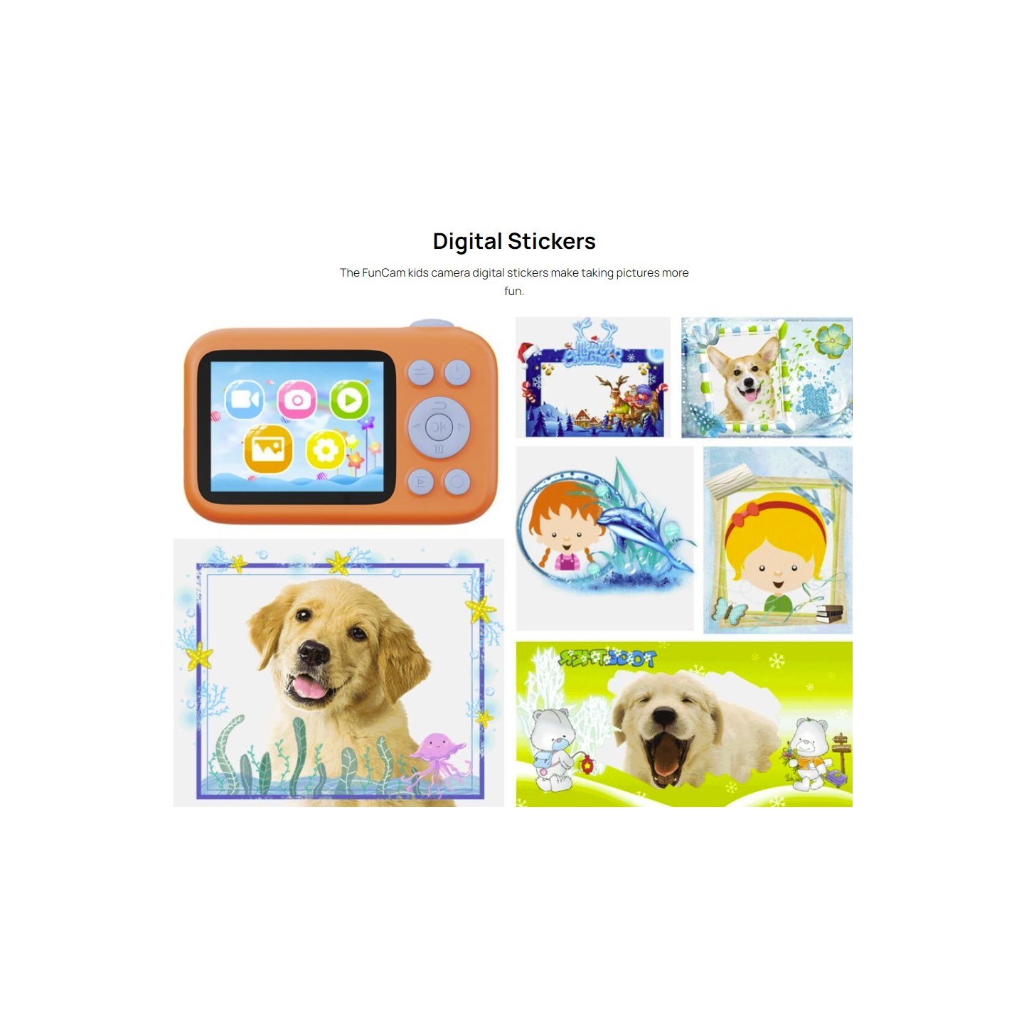 SJCAM Funcam+ Kids Action Camera - Dual Screen - FHD30FPS - 44MP — Buy in Cyprus with Fast Delivery