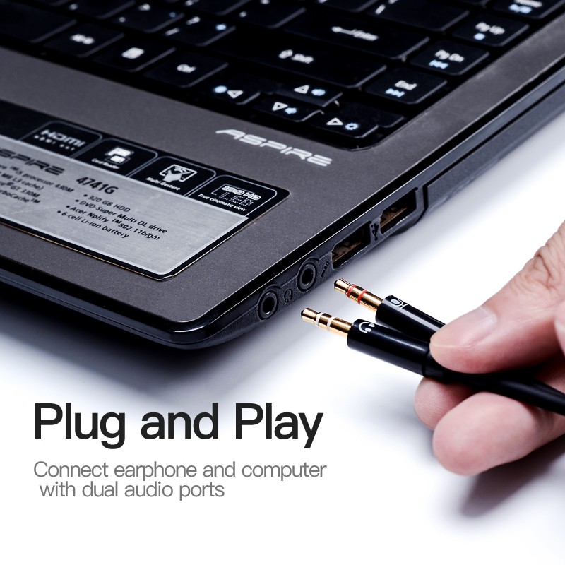 Buy Vention AUDIO 3.5mm F to 2x3.5mm M Splitter Cable - BBTBY - 0.3m in Cyprus, Nicosia, Limassol, Larnaka, Pafos