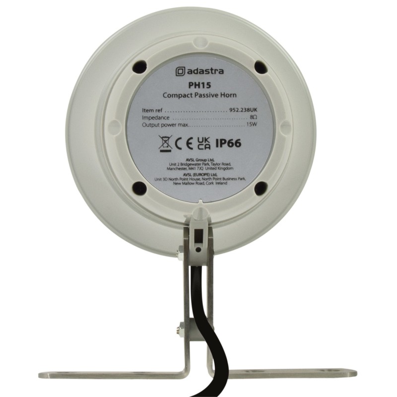 Buy Adastra PH15 Outdoor Horn Speaker - 952.238UK - 15W (8ohm) in Cyprus, Nicosia, Limassol, Larnaka, Pafos