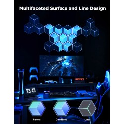 Buy Govee Gaming Wall Glide Hexa Ultra Light Panels - H606A - 7pcs (EU) in Cyprus, Nicosia, Limassol, Larnaka, Pafos