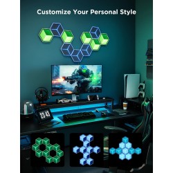 Buy Govee Gaming Wall Glide Hexa Ultra Light Panels - H606A - 7pcs (EU) in Cyprus, Nicosia, Limassol, Larnaka, Pafos