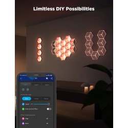 Buy Govee Gaming Wall Glide Hexa Ultra Light Panels - H606A - 7pcs (EU) in Cyprus, Nicosia, Limassol, Larnaka, Pafos