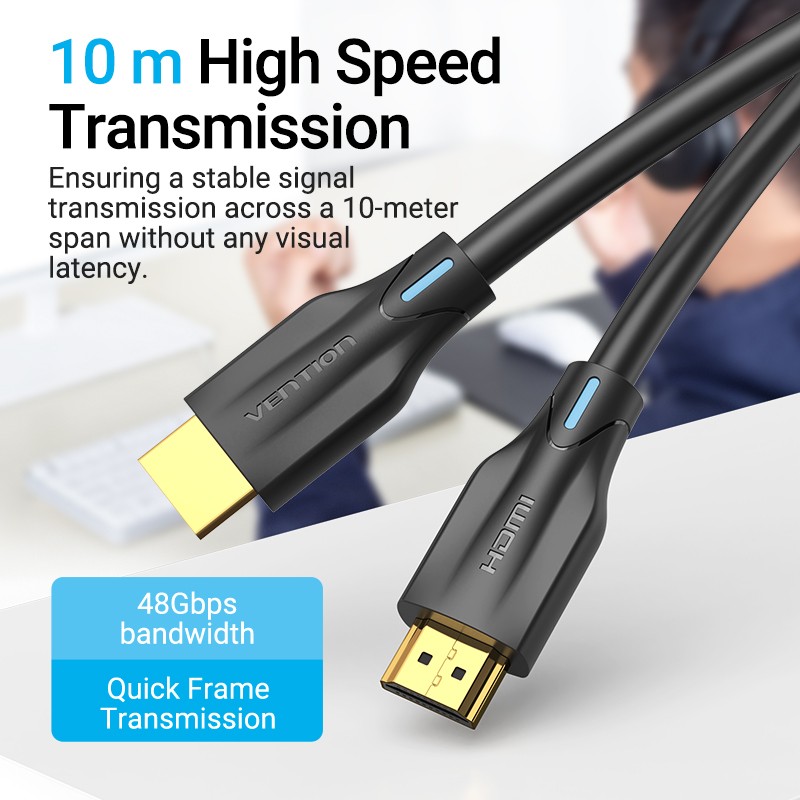 Buy Vention HDMI Cable - AANBJ - HDMI Cable 2.1 8K 5.0m in Cyprus, Nicosia, Limassol, Larnaka, Pafos