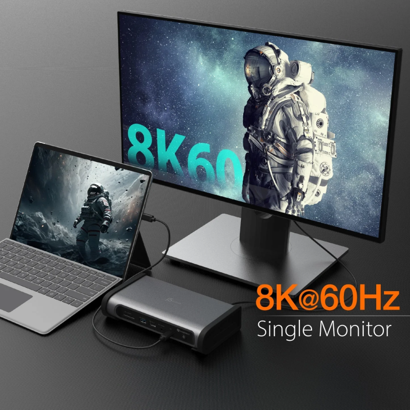 Buy j5create Thunderbolt 4 Docking Station 15-in-1 - JTD568 - Supports 4 x 4K Di... in Cyprus, Nicosia, Limassol, Larnaka, Pafos