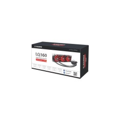 Buy Xilence LiQuRizer LQ360 - AIO 360mm Liquid CPU Cooler - White LED Pump, 3x 1... in Cyprus, Nicosia, Limassol, Larnaka, Pafos