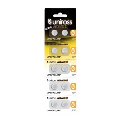 Buy Uniross Alkaline-Coin Battery - LR926 AG7 - LR57 Battery (10pack) in Cyprus, Nicosia, Limassol, Larnaka, Pafos