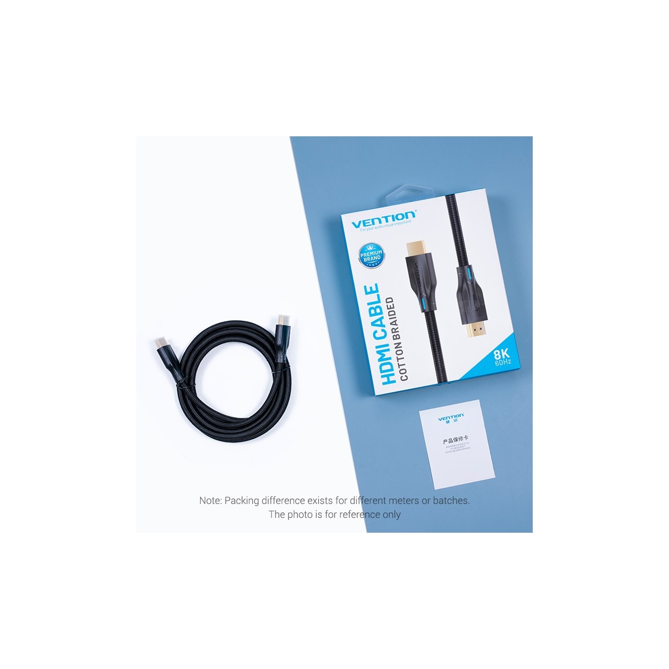 Vention AAUBH HDMI 2.1 8K Braided Cable 2.0m – 48Gbps, eARC | Armenius Store