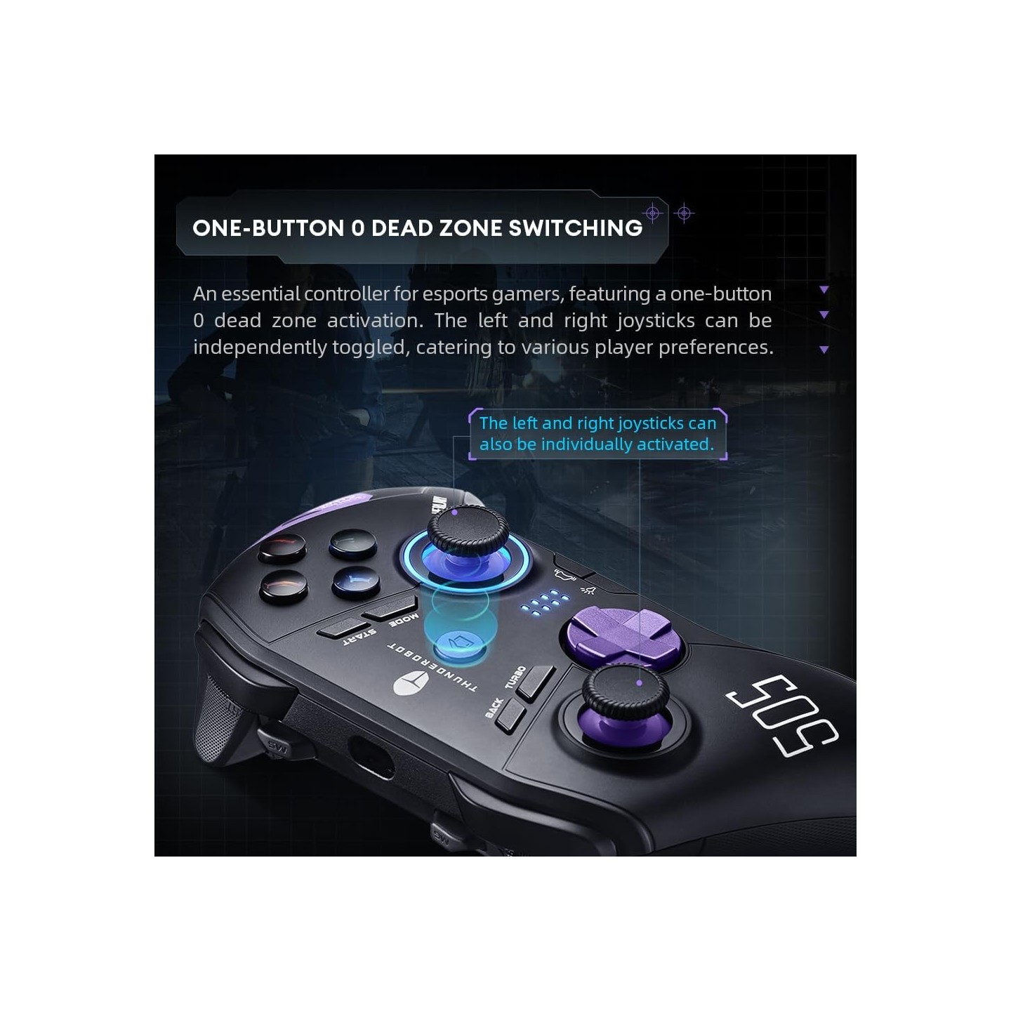 Thunderobot G50S PC Gamepad Wireless - Hall Effect - Black (Boxed) — Buy in Cyprus with Fast Delivery