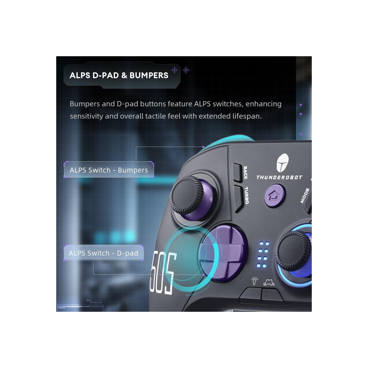 Thunderobot G50S PC Gamepad Wireless - Hall Effect - Black (Boxed) — Buy in Cyprus with Fast Delivery