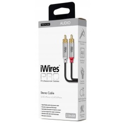 Buy Techlink iWiresPRO 2RCA to 2RCA Cable - 711032 - 2.0m in Cyprus, Nicosia, Limassol, Larnaka, Pafos