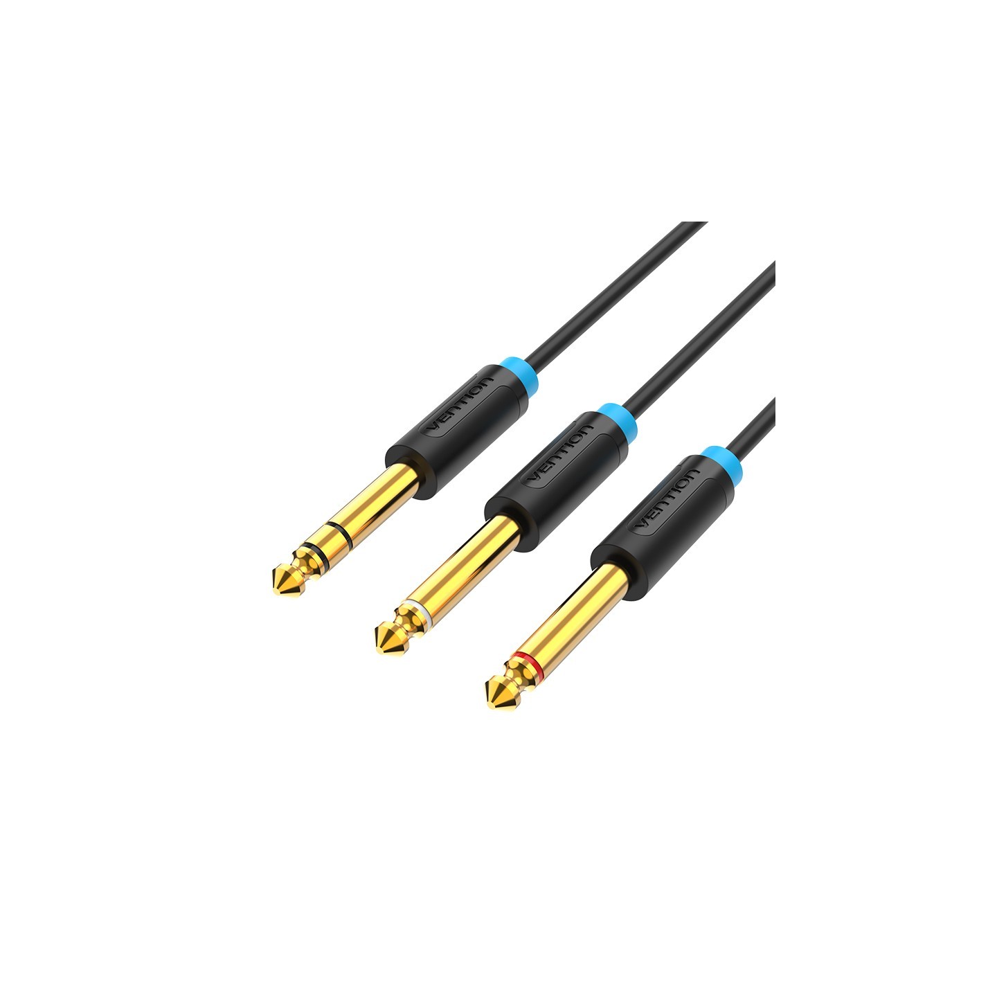 Vention AUDIO 6.3mm M to 2x6.3mm M TRS Cable - BATBH - 2.0m — Buy in Cyprus with Fast Delivery