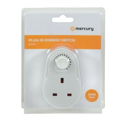Buy Mercury Plug In UK-Type Dimmer Switch - 350.109UK - Dimmer Switch in Cyprus, Nicosia, Limassol, Larnaka, Pafos