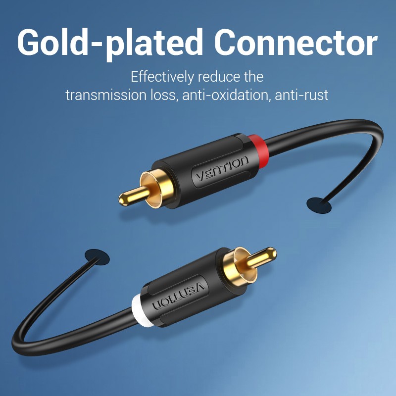 Buy Vention AUDIO 2RCA to 2RCA M-M Cable - BCMBG - 1.5m in Cyprus, Nicosia, Limassol, Larnaka, Pafos