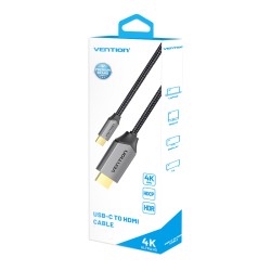 Buy Vention USB-C to HDMI Converter Cable - CRBBF - Braided 4K60Hz 1.0m in Cyprus, Nicosia, Limassol, Larnaka, Pafos