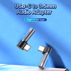 Buy Vention USB-C to 3.5mm Female Adaptor - BGWH0 - Right Angle in Cyprus, Nicosia, Limassol, Larnaka, Pafos