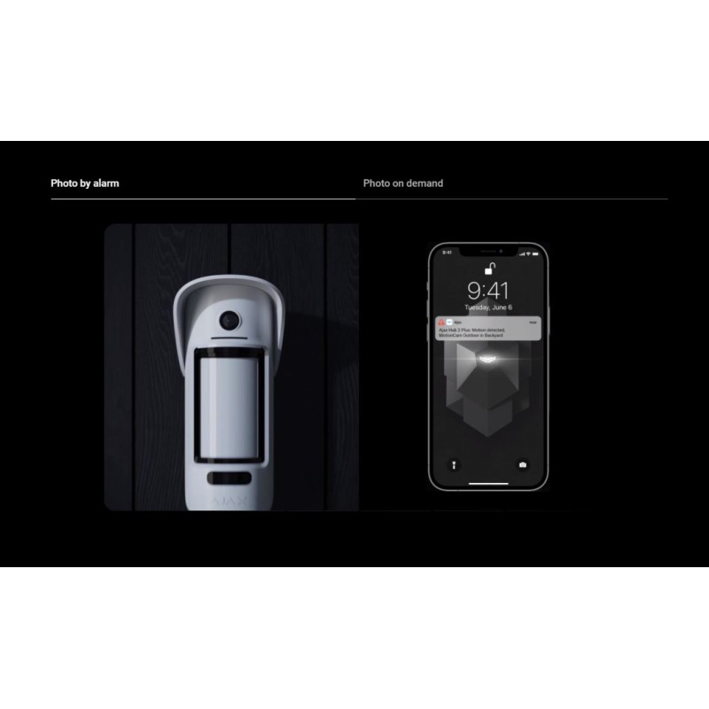 Buy AJAX PIR MotionCam Outdoor - PhOD - PIR MotionCam Outdoor in Cyprus, Nicosia, Limassol, Larnaka, Pafos