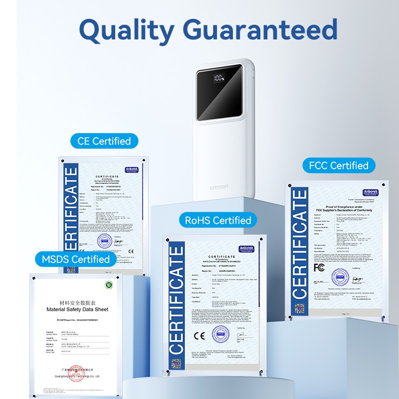 Buy Vention Powerbank - FHKB0 - 10000mAh 22.5W Black in Cyprus, Nicosia, Limassol, Larnaka, Pafos