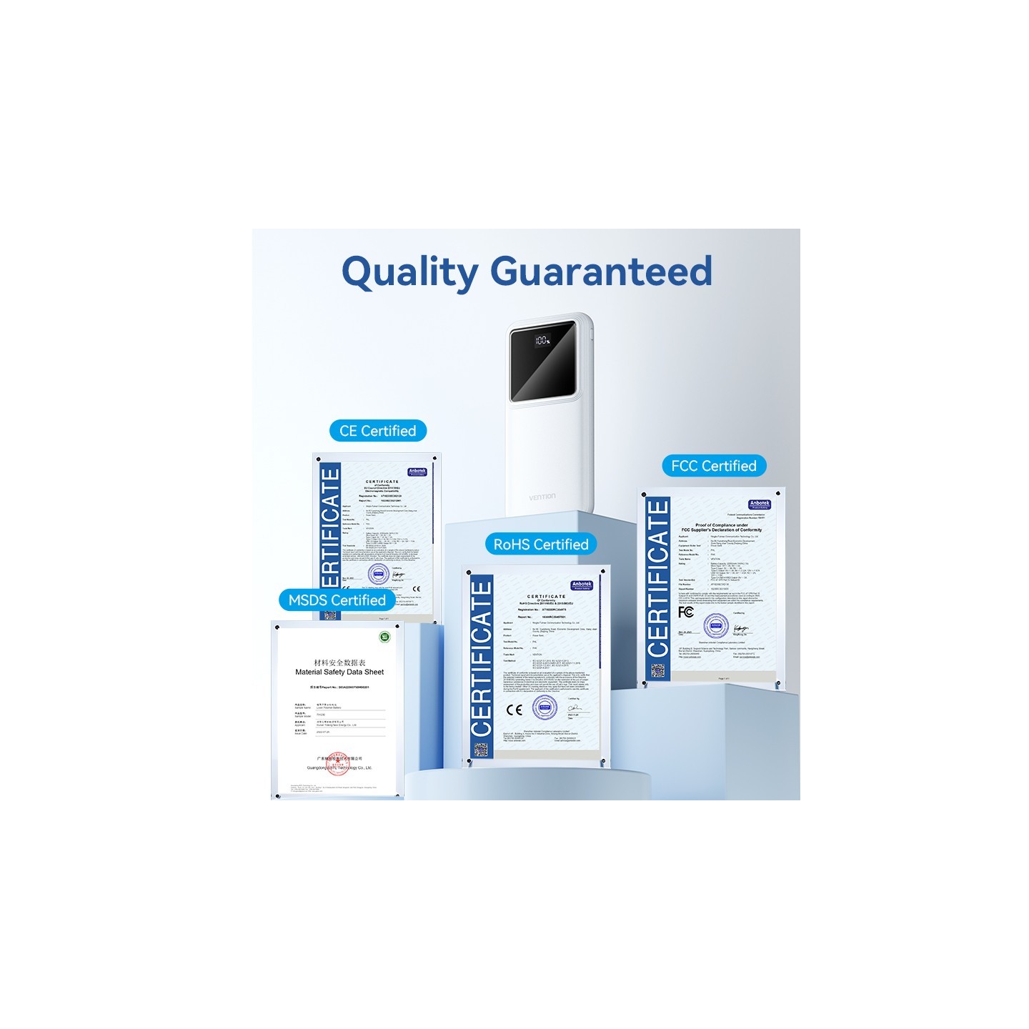 Vention Powerbank - FHKB0 - 10000mAh 22.5W Black — Buy in Cyprus with Fast Delivery