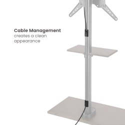 Buy Brateck TV Floorstand 40x40 1.07m 35kg Shelf & MDF - FS41-44T-02 - 40x40, 1.... in Cyprus, Nicosia, Limassol, Larnaka, Pafos