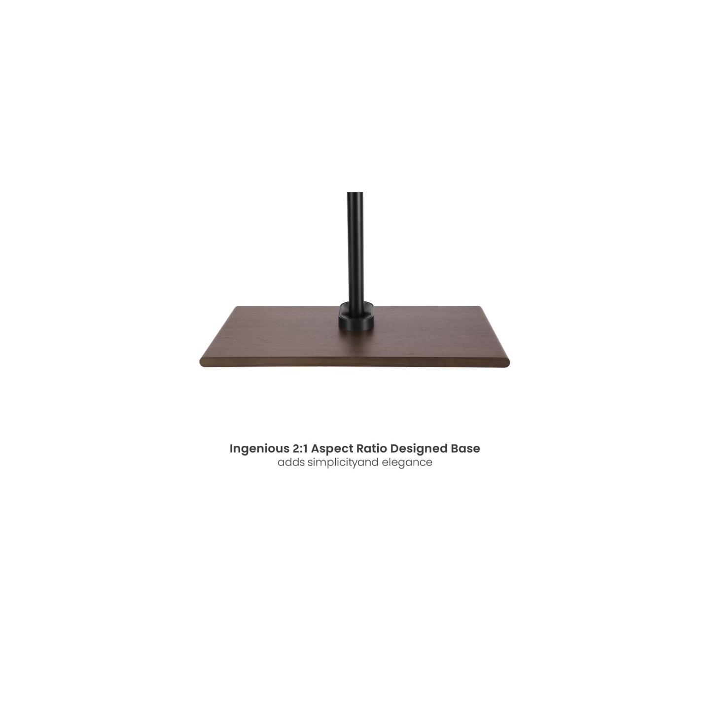 Brateck TV Floorstand 40x40 1.07m 35kg Shelf & MDF - FS41-44T-02 - 40x40, 1.07m, 35kg, Shelf & MDF