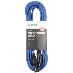Buy Chord Classic - 190.104UK - XLR M-F 6.0m Blue in Cyprus, Nicosia, Limassol, Larnaka, Pafos