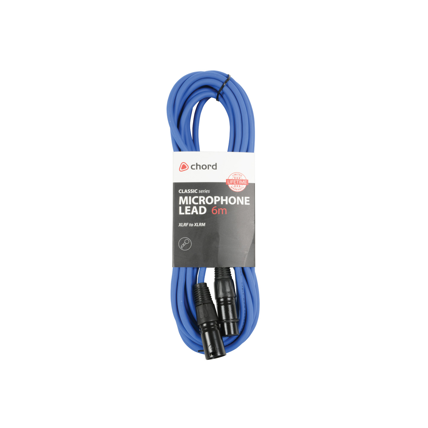 Chord Classic - 190.104UK - XLR M-F 6.0m Blue — Buy in Cyprus with Fast Delivery