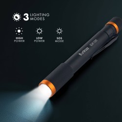 Buy Uniross Penlight - GX100 - IPX4 Waterproof Torch 280 lumens 90m Beam (Incl 2... in Cyprus, Nicosia, Limassol, Larnaka, Pafos