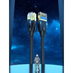 Buy Vention Network Cable - IKIBI - CAT8 SFTP Slim 3.0m Black in Cyprus, Nicosia, Limassol, Larnaka, Pafos