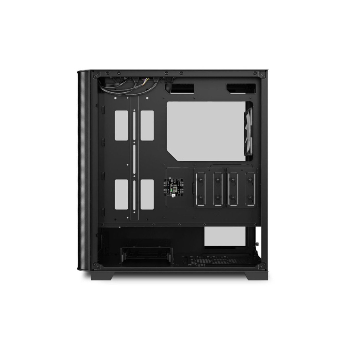 Sharkoon M30 RGB - Full Tower PC Case - Black, Tempered Glass, RGB, E-ATX/ATX Support, USB-C