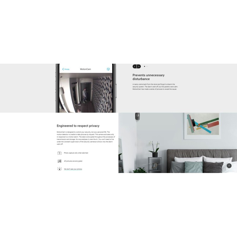 Buy AJAX PIR MotionCam (Video Verification) - White in Cyprus, Nicosia, Limassol, Larnaka, Pafos