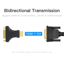 Buy Vention HDMI Adaptor Male to DVI Female 24+5 - AIKB0 - 24+5 in Cyprus, Nicosia, Limassol, Larnaka, Pafos