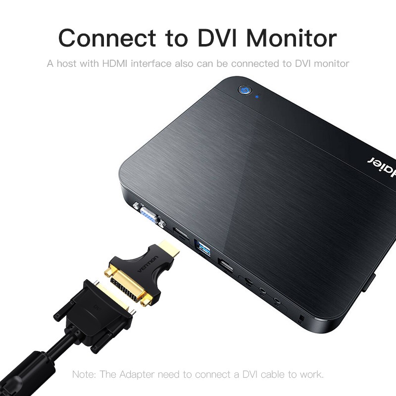 Buy Vention HDMI Adaptor Male to DVI Female 24+5 - AIKB0 - 24+5 in Cyprus, Nicosia, Limassol, Larnaka, Pafos