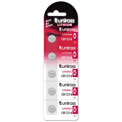 Buy Uniross Button Cell Lithium Battery - CR1216 - Button Cell Lithium Battery (... in Cyprus, Nicosia, Limassol, Larnaka, Pafos