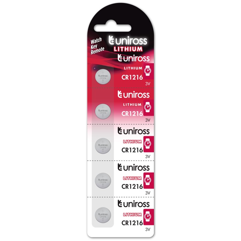 Buy Uniross Button Cell Lithium Battery - CR1216 - Button Cell Lithium Battery (... in Cyprus, Nicosia, Limassol, Larnaka, Pafos