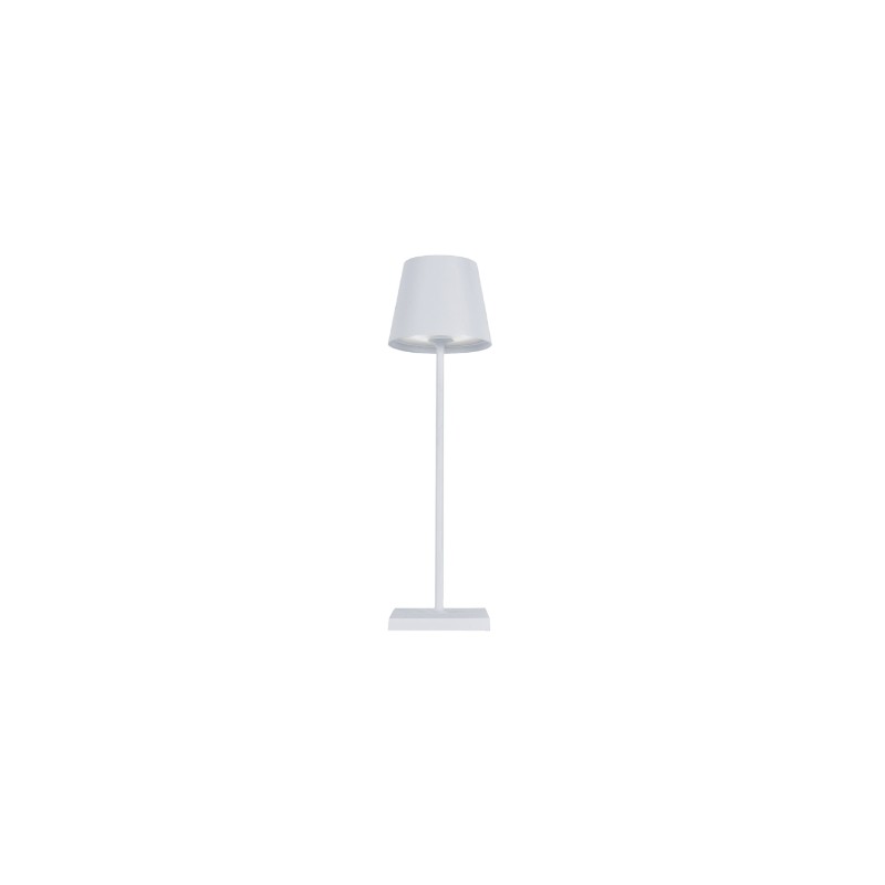 Buy KELU CHLOE USB-C Rechargeable IP54 Table Lamp - White, 200LM, 4400mAh in Cyprus, Nicosia, Limassol, Larnaka, Pafos