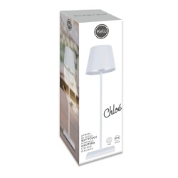 Buy KELU CHLOE USB-C Rechargeable IP54 Table Lamp - White, 200LM, 4400mAh in Cyprus, Nicosia, Limassol, Larnaka, Pafos