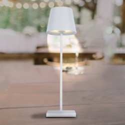 Buy KELU CHLOE USB-C Rechargeable IP54 Table Lamp - White, 200LM, 4400mAh in Cyprus, Nicosia, Limassol, Larnaka, Pafos