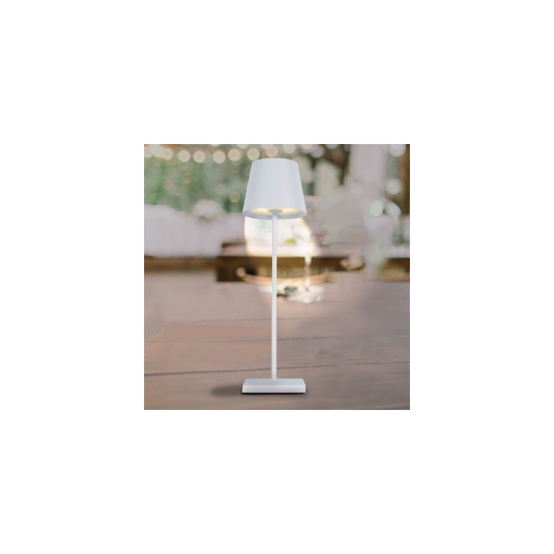 Buy KELU CHLOE USB-C Rechargeable IP54 Table Lamp - White, 200LM, 4400mAh in Cyprus, Nicosia, Limassol, Larnaka, Pafos