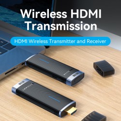 Buy Vention HDMI Wireless Transmitter-Receiver Kit 5GHz 1080p Blue - ADCL0 - HDM... in Cyprus, Nicosia, Limassol, Larnaka, Pafos