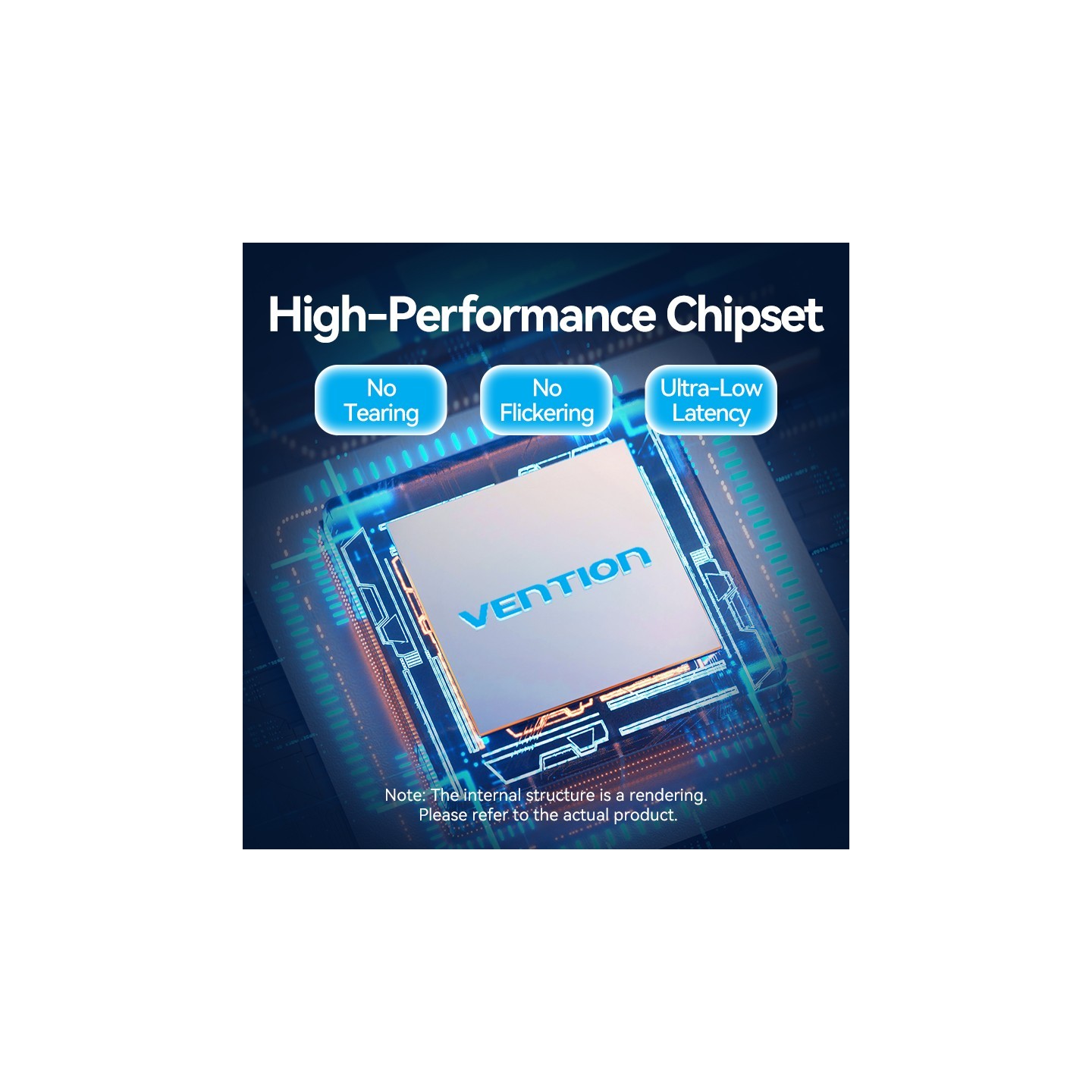 Vention HDMI Wireless Transmitter-Receiver Kit 5GHz 1080p Blue - ADCL0 - HDMI Wireless Transmitter-Receiver Kit 5GHz 1080p Blue