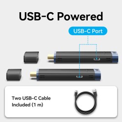 Buy Vention HDMI Wireless Transmitter-Receiver Kit 5GHz 1080p Blue - ADCL0 - HDM... in Cyprus, Nicosia, Limassol, Larnaka, Pafos