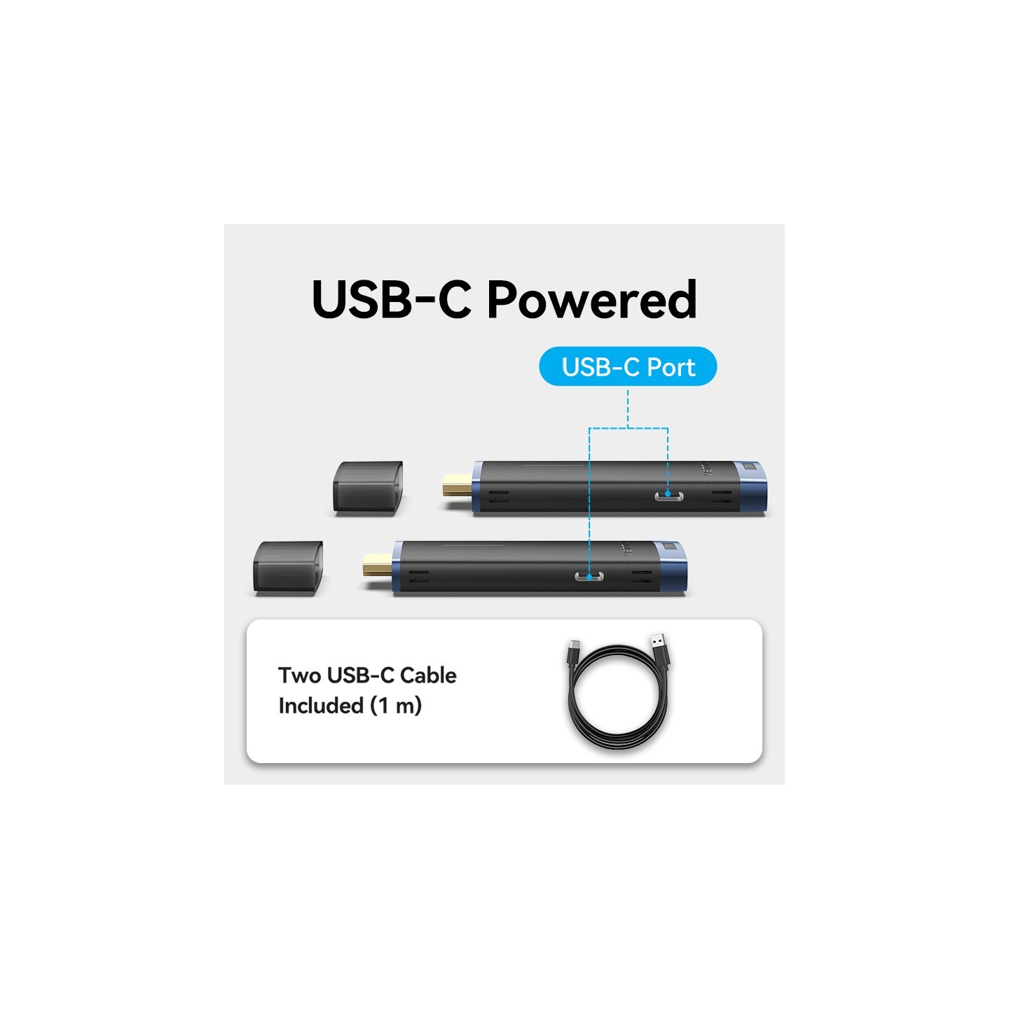 Vention HDMI Wireless Transmitter-Receiver Kit 5GHz 1080p Blue - ADCL0 - HDMI Wireless Transmitter-Receiver Kit 5GHz 1080p Blue