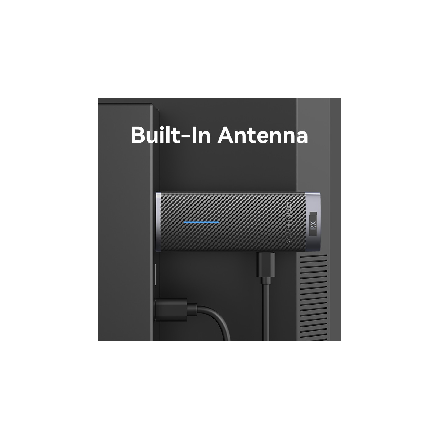 Vention HDMI Wireless Transmitter-Receiver Kit 5GHz 1080p Blue - ADCL0 - HDMI Wireless Transmitter-Receiver Kit 5GHz 1080p Blue